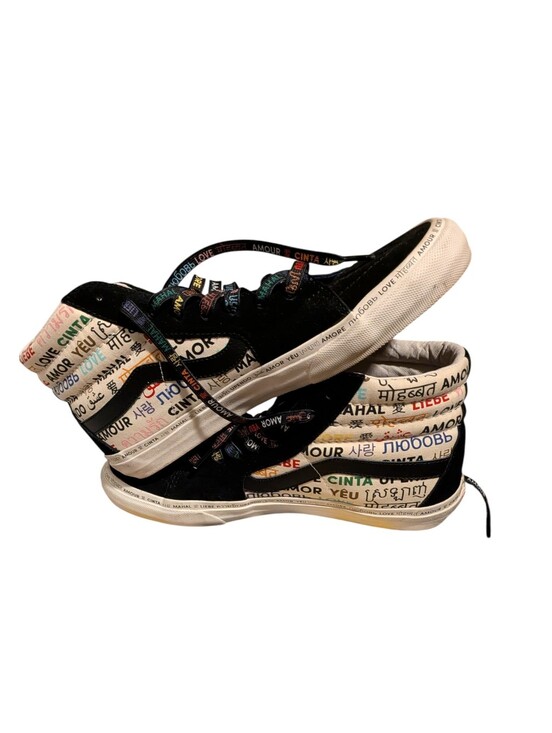 Vans Other - Like New men's Size 8.5 Vans Vault Sk8-Hi VLT LX "Love Pack"